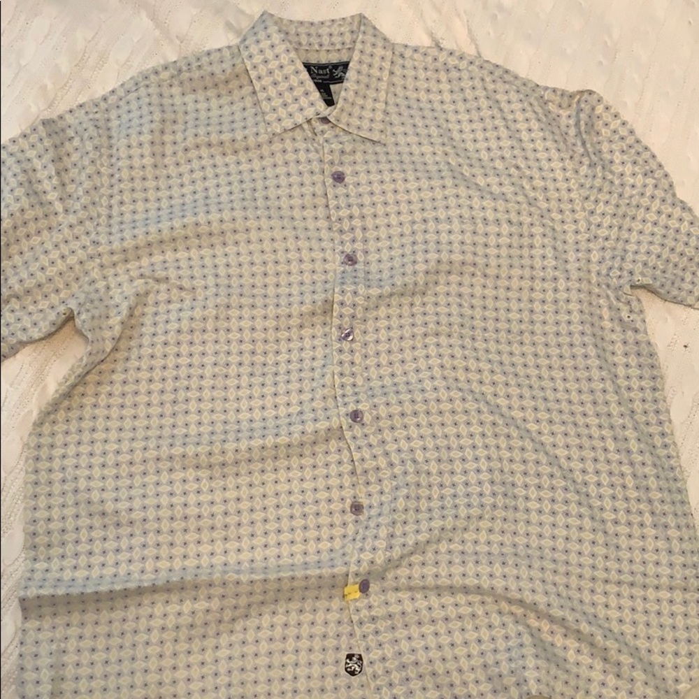 Men’s button down casual dress shirt